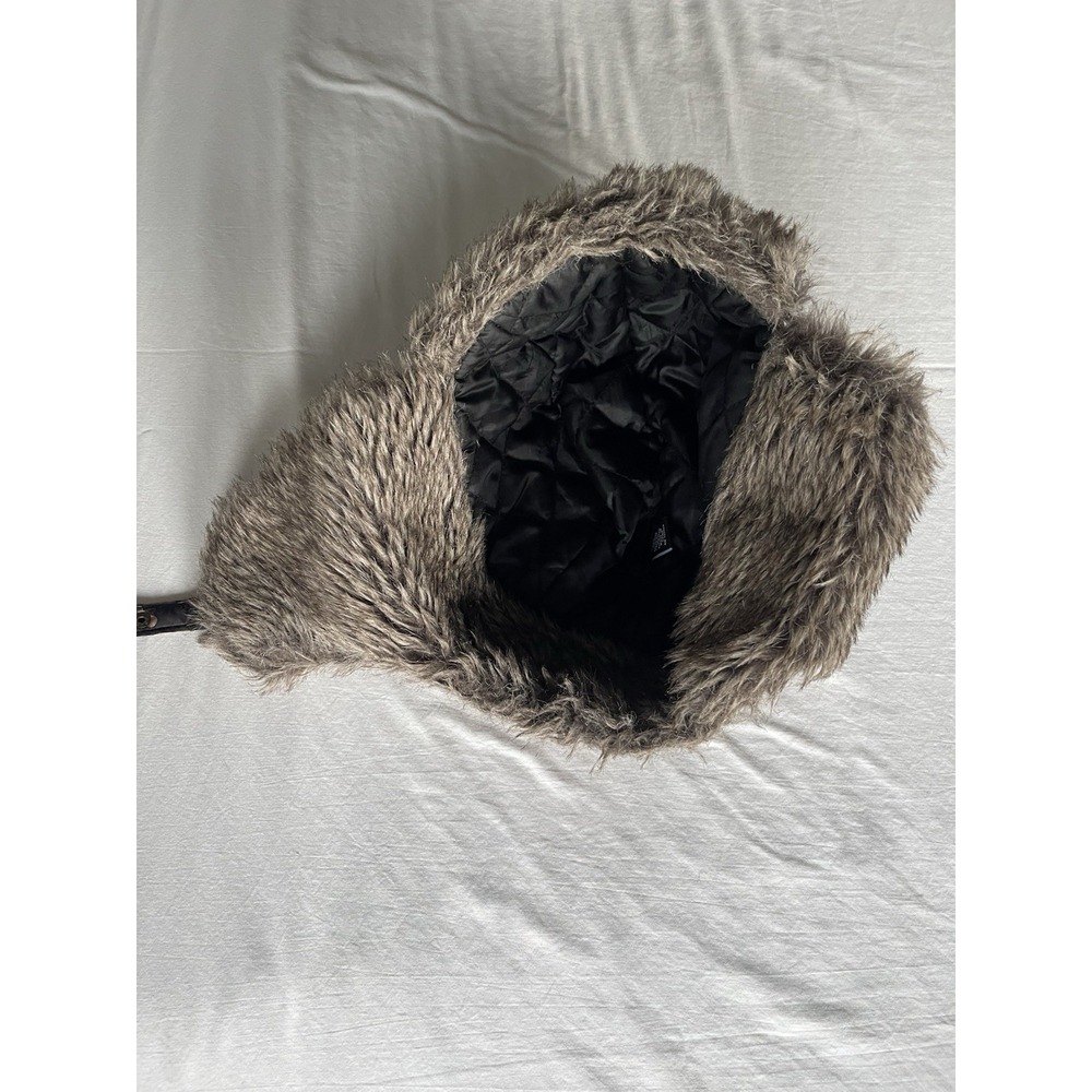 Camo Trapper Hat Faux Fur Lined Ear Flaps Aviator Bomber Winter Cap RN109028 - Picture 2 of 5